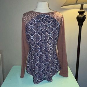 PrAna boho long sleeved top